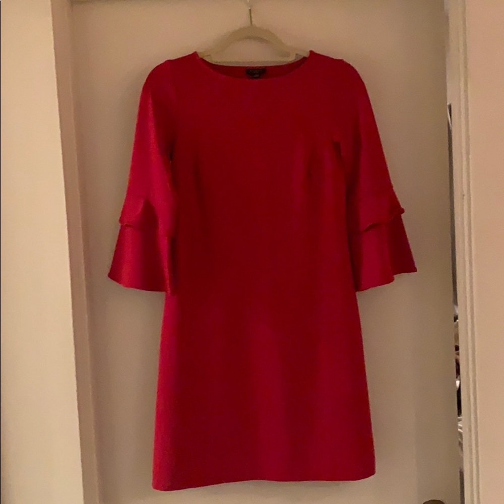 Beautiful red Ann Taylor holiday dress